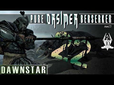 Pure ORSIMER Berserker (22) - DAWNSTAR - Skyrim AE Legendary Survival Playthrough