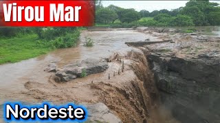Grande enchente em Missão Velha Ceará 26  fevereiro 2026