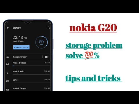 nokia G20 storage problem solve 💯% tips and tricks