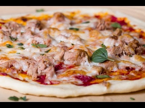 Ropogós pizza, élesztő nélkül