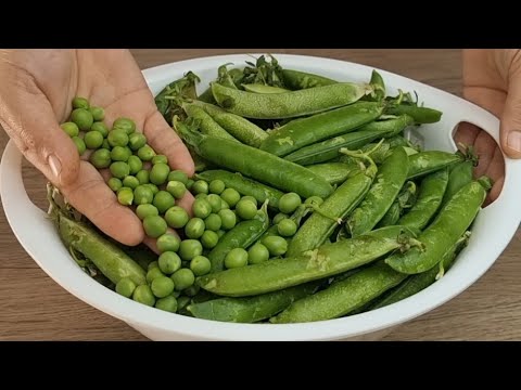 The most delicious pea meal recipe | Olive Oil Pea Recipe | Enable Subtitles ⚙