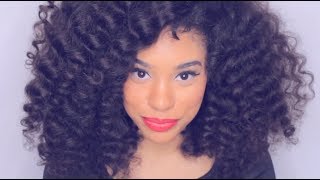 How to: Diana Ross Inspired Curly Hair Tutorial (NO HEAT)