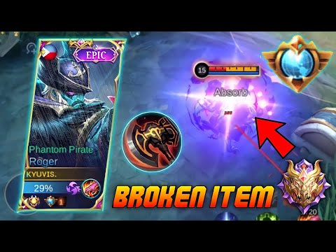 BEST ITEM ( WAR AXE ) TO ONE SHOT ENEMY | ROGER BEST BUILD FOR ONE SHOT | TOP GLOBAL ROGER | MLBB