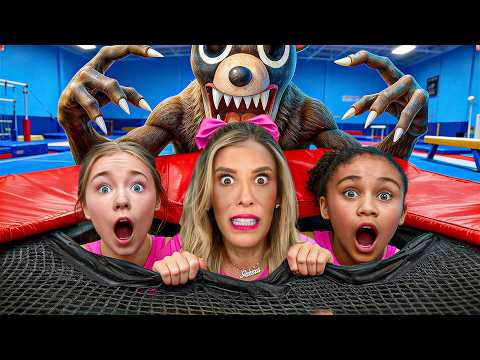 99 Nights In The Gymnastics Gym IN REAL LIFE (Roblox)