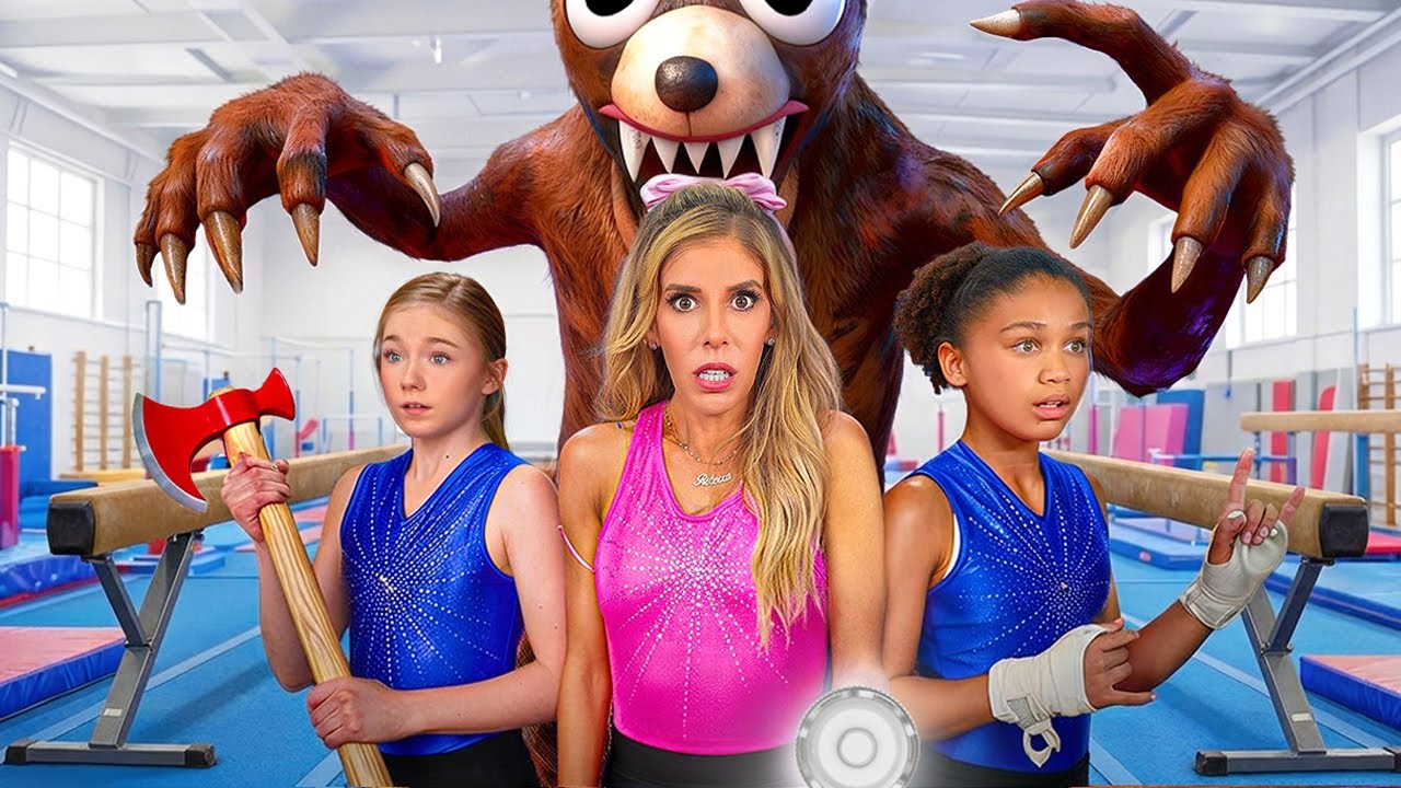 99 Nights In The Gymnastics Gym IN REAL LIFE (Roblox)