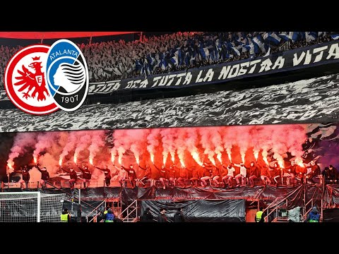 Choreo & Pyro Frankfurt Fans gegen Atalanta | Eintracht Frankfurt - Atalanta Bergamo 0:3