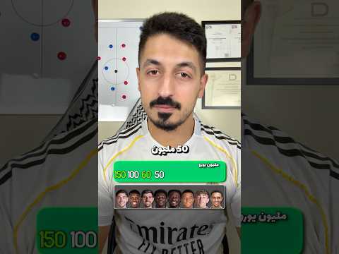 القيمة السوقية للاعبين ريال مدريد. هل تتفق؟