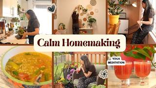 Ordinary Day in my Life - Millet Khichdi I Plant Decor I Nature Walk I Calm homemaking vlog