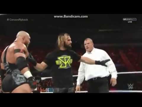 Ryback Takes Out The Authority on Raw
