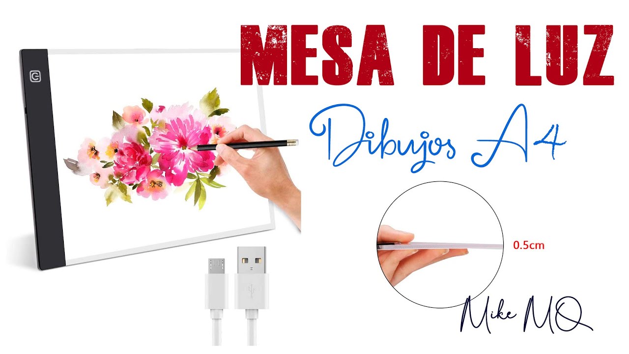 Watch MESA DE LUZ para dibujar. Tableta de luz LED A4, la manera mas fácil de calcar. Now MESA DE LUZ para dibujar. Tableta de luz LED A4, la manera mas fácil de calcar.