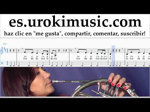 Tutorial de Trompa LSD - Thunderclouds ft. Sia, Diplo, Labrinth Clases Notas um-i927