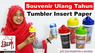 Souvenir Ulang Tahun Tumbler Insert Paper T88