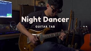 Night Dancer - HaeChan Park | Fusion Guitar Solo | Tab