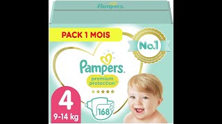 Pampers Couches Premium Protection Taille 4