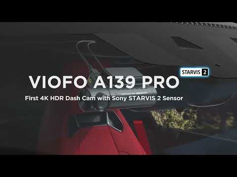 Viofo A139 Pro 4K with Sony Starvis 2 Sensor + WiFi + GPS - Front