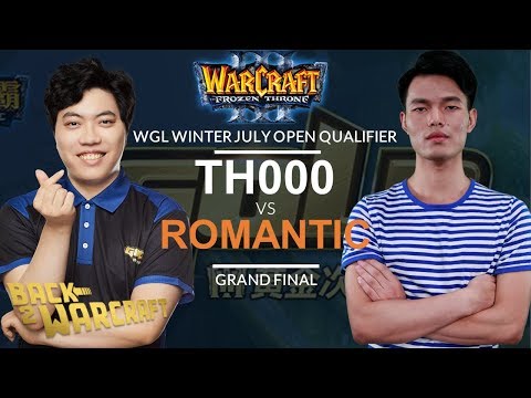 WC3 - [O] TH000 vs. Romantic [H] - (WGL:W July Open - Grand Final)