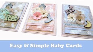 Beginner Card Making- Baby Cards with Distress Oxide Inks