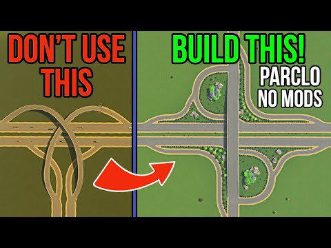 HOW to BUILD the PERFECT INTERCHANGE (No Mods) | Cities: Skylines