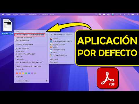 Cómo cambiar la aplicación predeterminada para abrir un tipo de archivo en macOS
