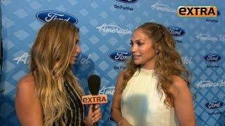 J.Lo and Casper Talk to 'Extra' About Their Sexy 'Idol' Dance