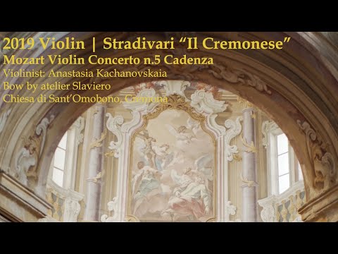 2019 STRADIVARI 1715 Violin | Cremona, Chiesa di Sant'Omobono | Mozart Violin Concerto n.5 Cadenza