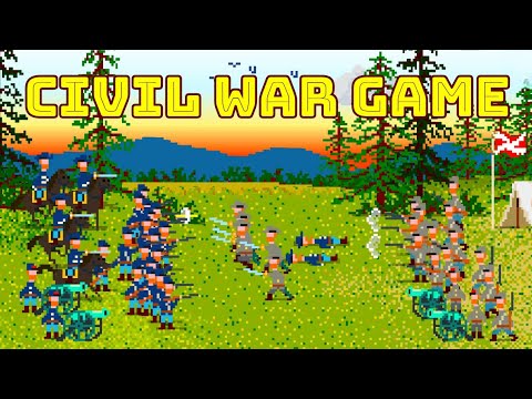*NEW* American Civil War RTS 2D Game | Warlet: American Civil War (Level 1-10)