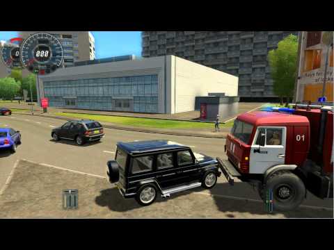 City Car Driving lets chase the fire truck!!!!!!