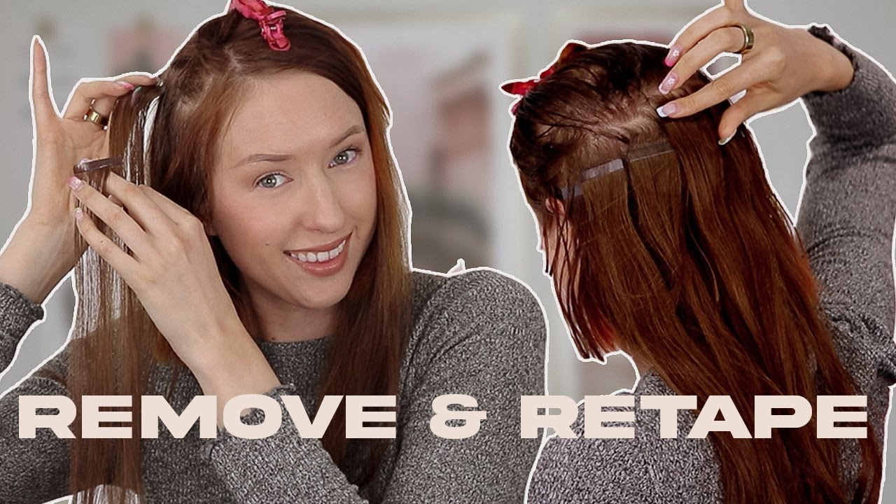 Watch video How to Remove Tape in Hair Extensions at Home! Now How to Remove Tape in Hair Extensions at Home!