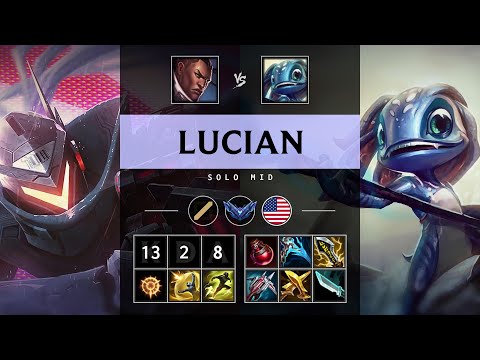 Lucian Mid vs Fizz - NA Diamond Patch 25.14