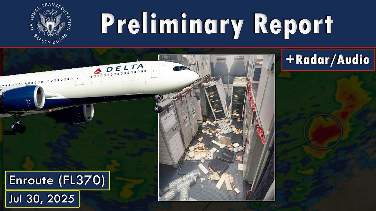 [Preliminary Report] 31 Injured During Severe Turbulence on Jul 30, 2025