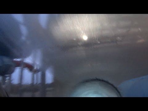 Silenced Hole Water Slide at Aqualand Moravia