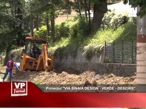 Proiectul “VIA SINAIA DESIGN – VERDE – DESCHIS”