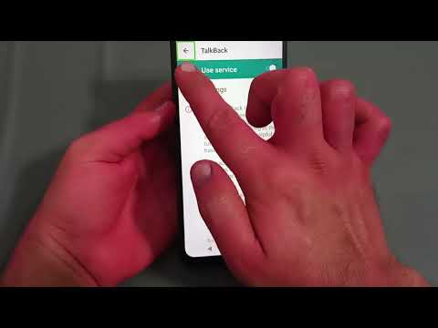 TalkBack setting LG k42, how to use TalkBack in LG k42