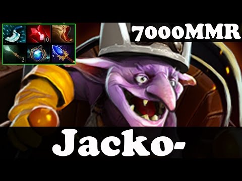 Dota 2 - Jacko- 7000 MMR Plays Timbersaw - Pub Match Gameplay