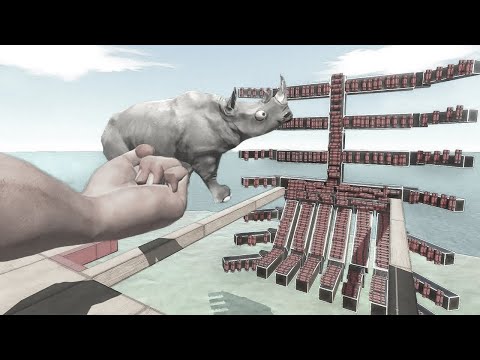 Punch Dinosaurs Into TNT Blast!