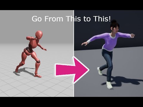 How to properly Retarget mixamo animations onto MetaHuman skeleton | Unreal engine 4 tutorial