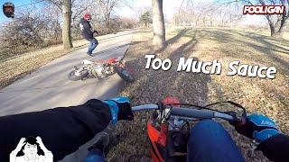 “Hello, Officer” | Pit Bike Street Crash | Racing 110’s