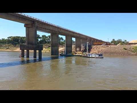 Ponte sobre o jacui RS 471 Rio pardo Rio Grande do Sul. 