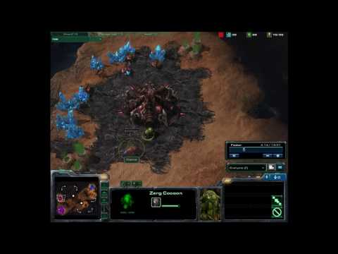 [HD] Starcraft2 Beta Gameplay ZvP @ Blistering Sands [Game4] P1o2