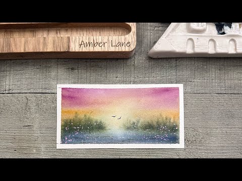 Amber Lane Art is live: Beginner Landscape