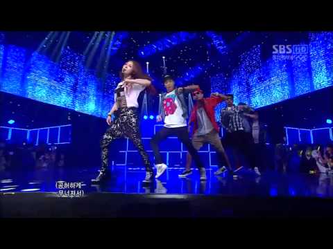 [HD] 120812 Only One - BoA (ft. EunHyuk)@SBS Inkigayo