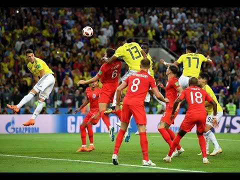 Yerry Mina 93' GOAL! Colombia 1-1 England | 03/07/2016 #WorldCup