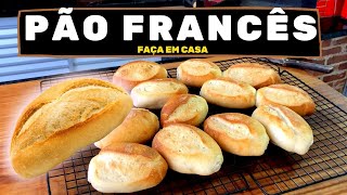 PÃO FRANCÊS - Receita caseira do pão de sal de padaria