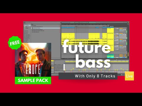 FREE samples! Make a future bass beat with only 8 tracks | Ableton LIVE Lite
