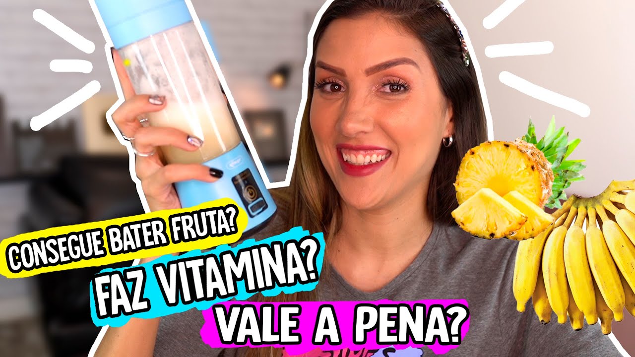 Watch Now TESTANDO UTILIDADE MAIS PEDIDA por VOCÊS no ANO | MINI LIQUIDIFICADOR PORTÁTIL TESTANDO UTILIDADE MAIS PEDIDA por VOCÊS no ANO | MINI LIQUIDIFICADOR PORTÁTIL