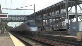 preview picture of video '[HD] High Speed Amtrak Trains At Canton Junction'