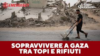 Sopravvivere a Gaza tra topi e rifiuti. La diretta con Emergency dalla Striscia