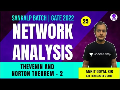 Thevenin and Norton Theorem 2 | L 25 | Network Analysis | Sankalp GATE 2022 AnkitGoyal