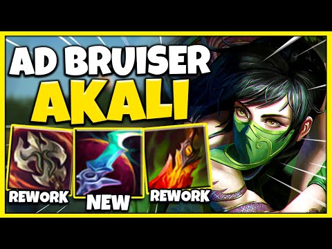 AKALI IS AN AD BRUISER IN SEASON 11?!? THIS AD AKALI BUILD IS 100% BROKEN! - League of Legends