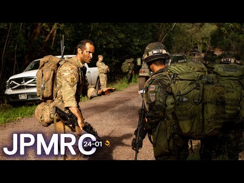 JPMRC na Cordilheira Sul em Schofield Barracks, Havaí,